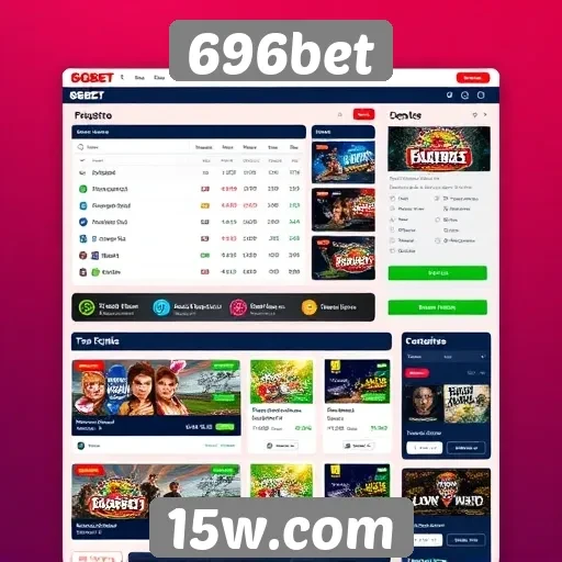 Análise da interface do usuário do site 696bet